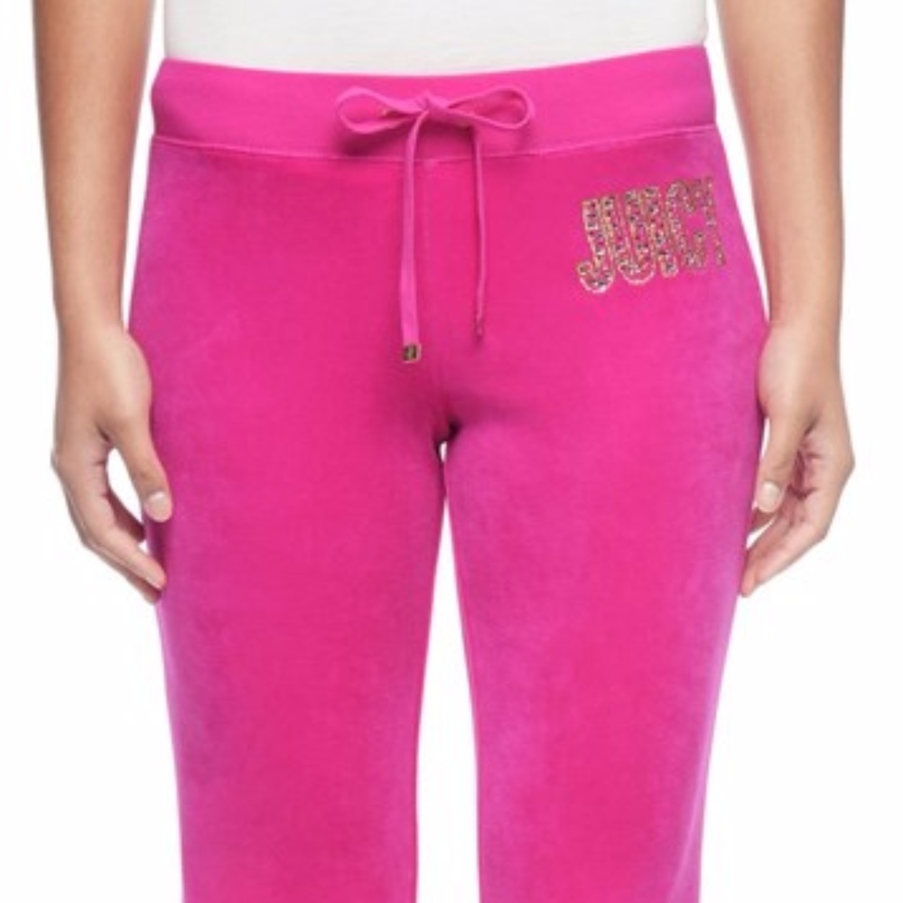 Juicy Couture Black Label Logo Glamor Velour SET M - Picture 5 of 8