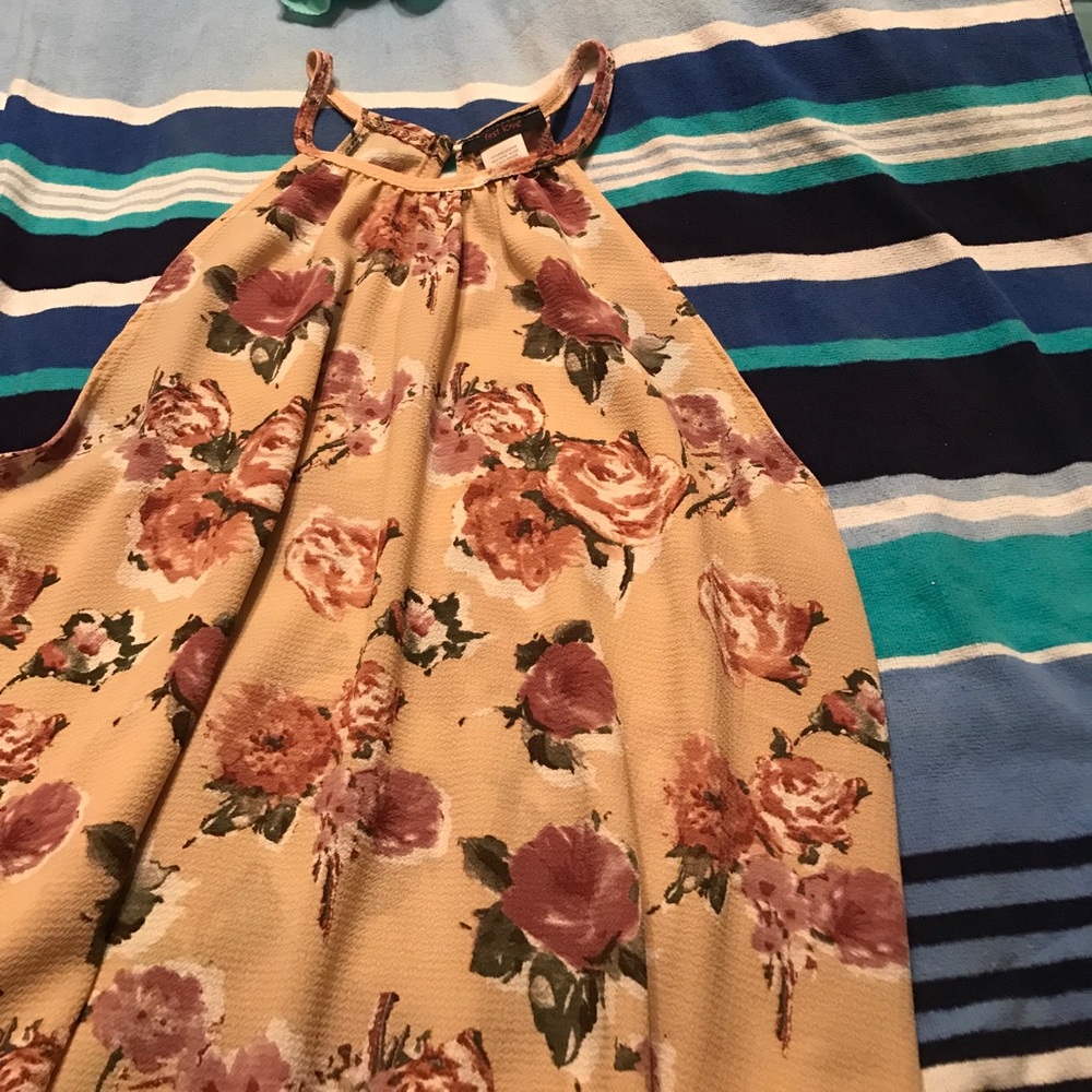 Floral print tank