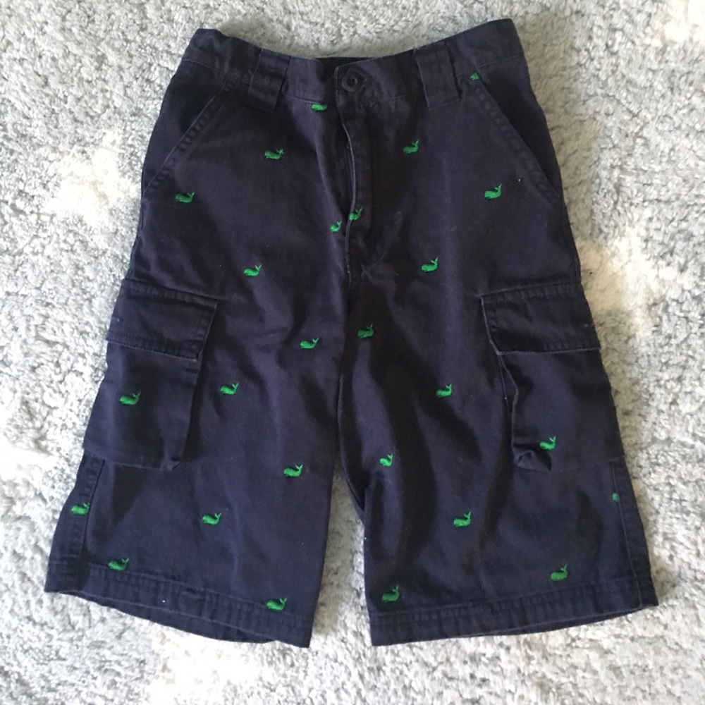Boys Hartstrings whale embroidered shorts size 7