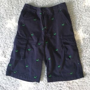 Boys Hartstrings whale embroidered shorts size 7