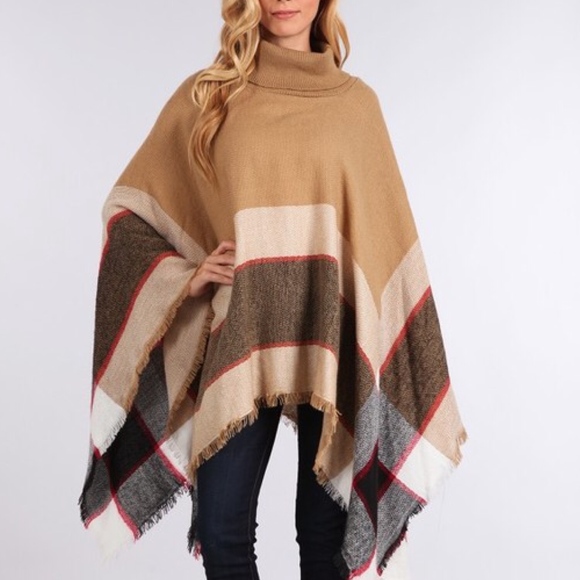CHARLESTON Poncho - BLACK - Picture 8 of 8