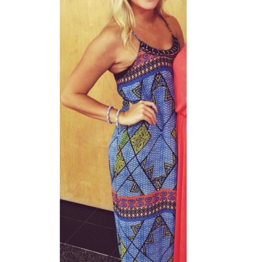 Patterned Maxi dress