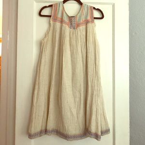 Linen boho sundress