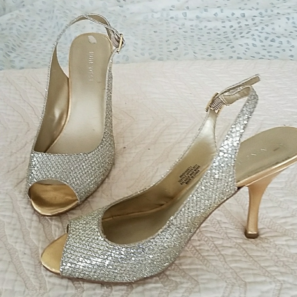 Nine west Shimmery heels