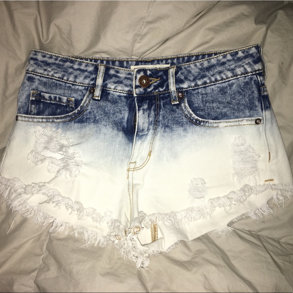 distressed bullhead shorts