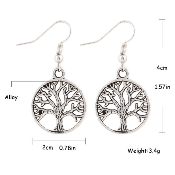 Tree of life Earrings - Picture 8 of 9