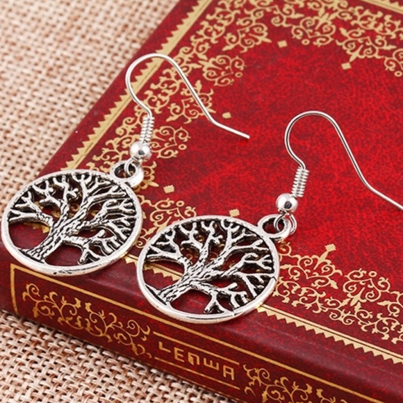 Tree of life Earrings - Picture 7 of 9