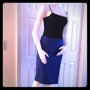Victoria's Secret Blue Pencil Skirt 4/6 NWT Victoria's Secret Blue Pencil Skirt 4/6 NWT