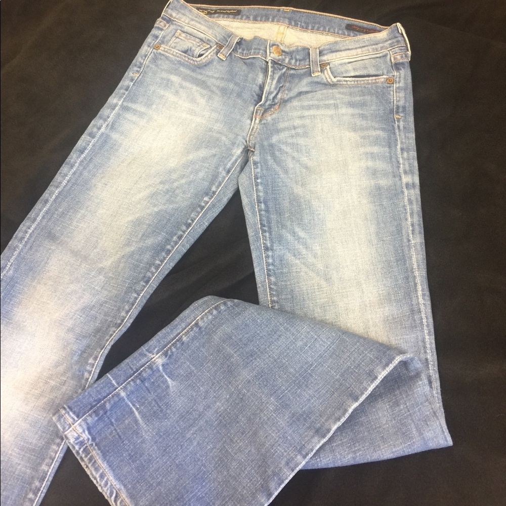 Citizens of Humanity.  Low waist boot cut jeans