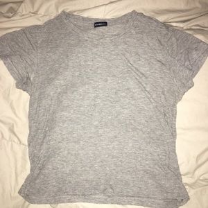 gray brandy melville crop top