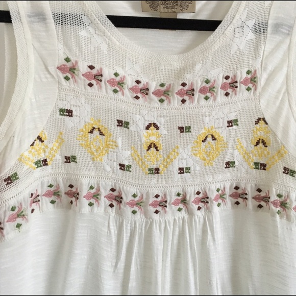 Vintage America Blues Embroidered Tank Shirt - Picture 3 of 4