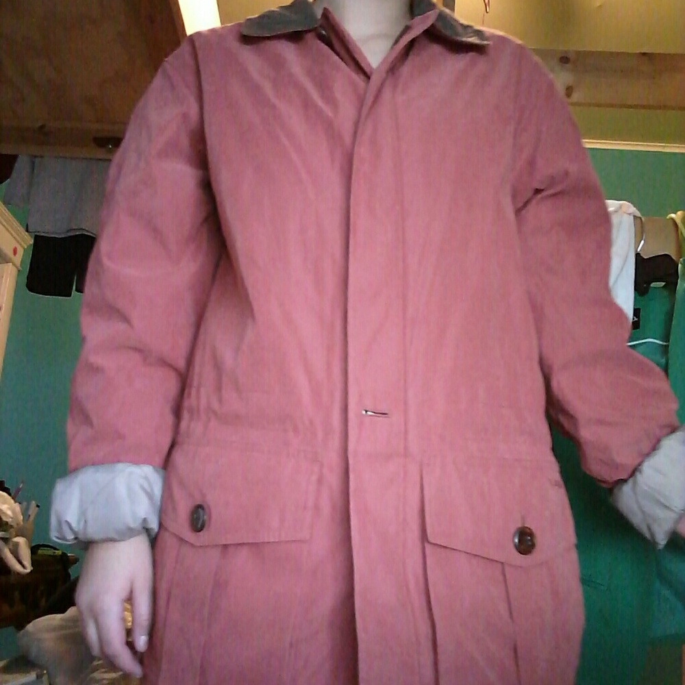 peach L.L BEAN jacket