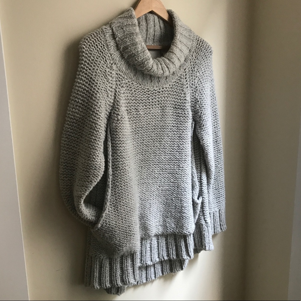 Hand knit Hudson turtleneck