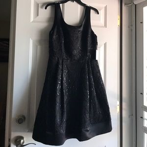 Stunning black beaded CK dress