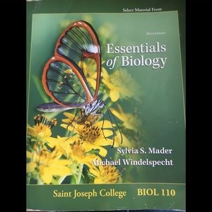 Essentials of Biology textbook