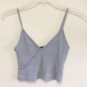 Cute Grey Crop Top