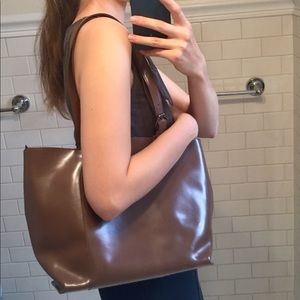 Authentic Furla leather handbag