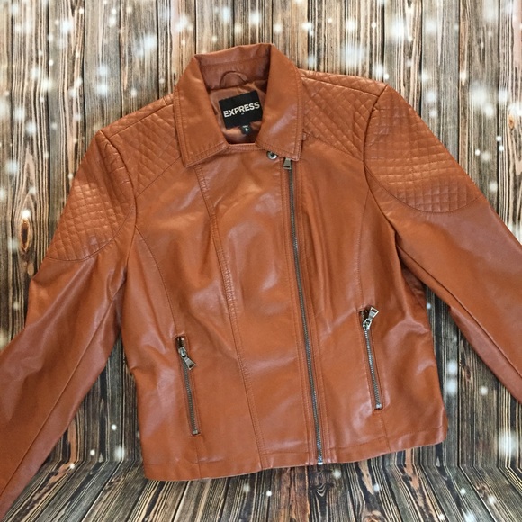 Express Jackets & Blazers - Express Minus The Leather Quilted Moto Jacket