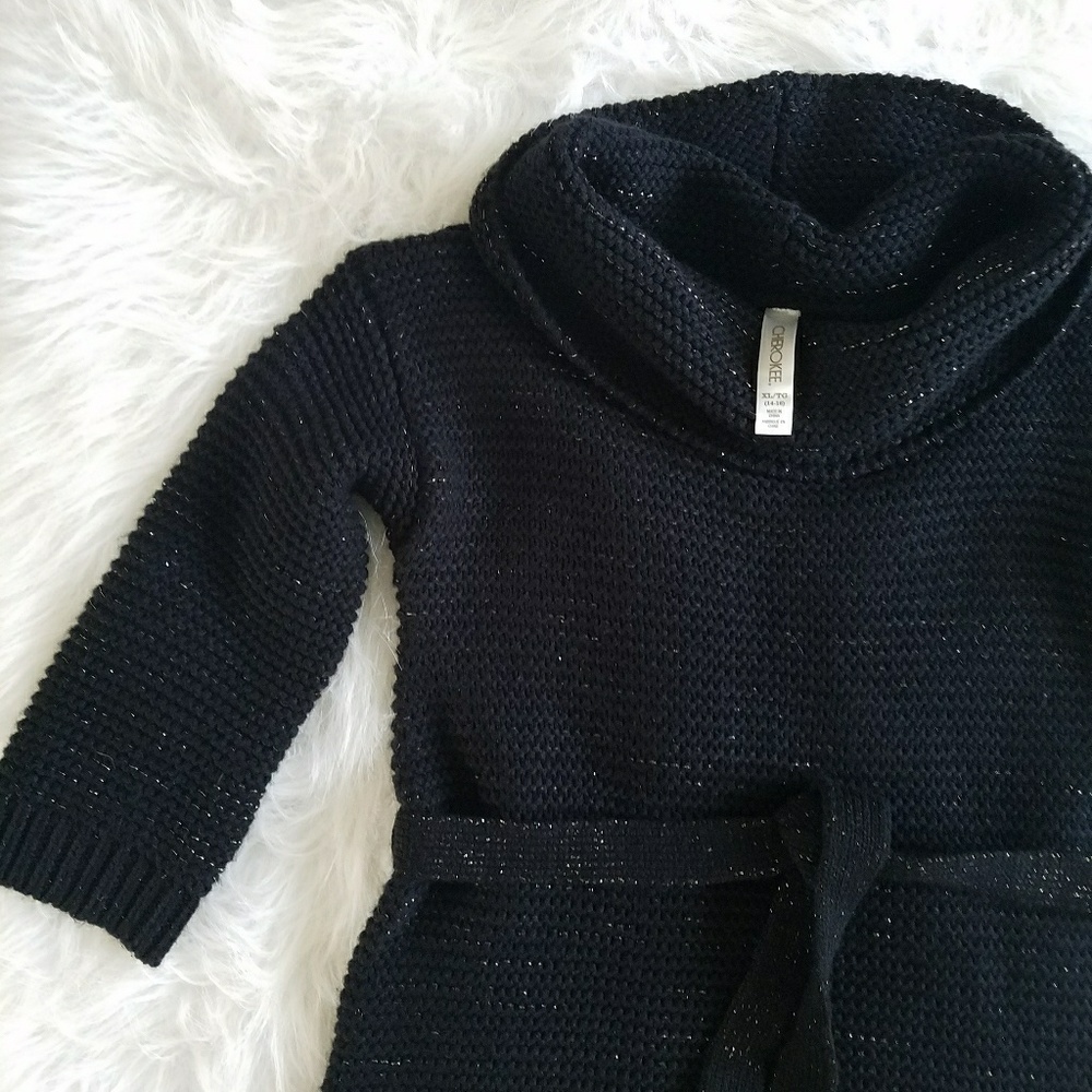 Cherokee black sweater dress