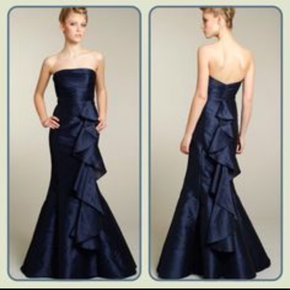 Navy Alvina Valenta Gown