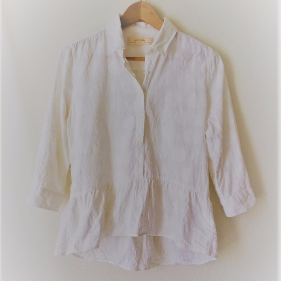 Anthropologie Isabella Sinclair Peplum Top - Picture 3 of 3