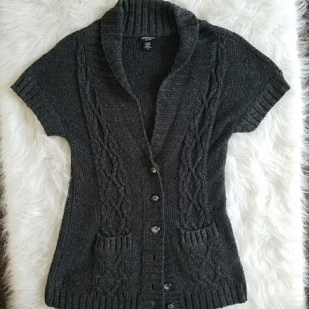 Canyon River Blues gray sweater size S