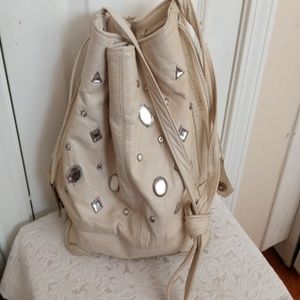 Vintage Hobo Draw String Bag.