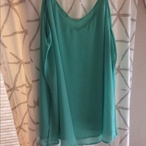 Torrid Chiffon Tank Top