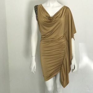 Gold date night dress