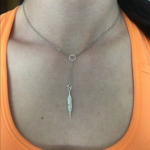 Feather necklace