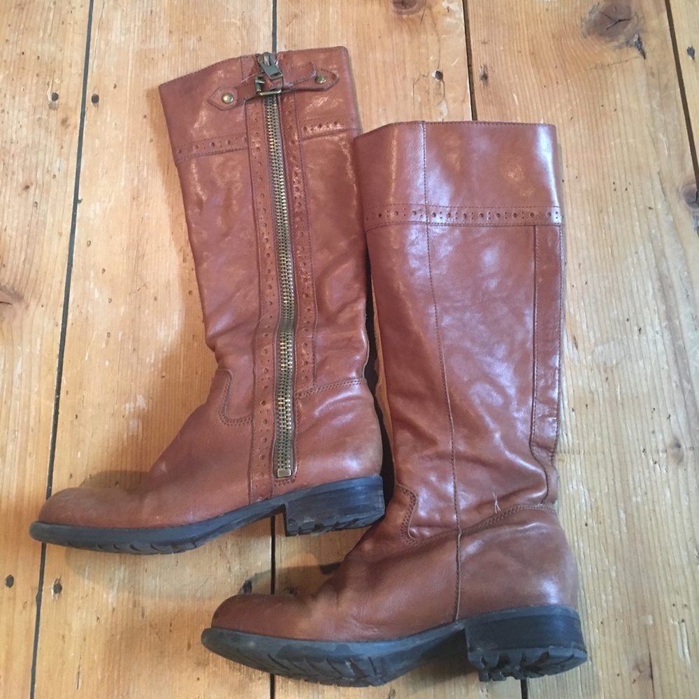 Franco Sarto Tall Leather Boots