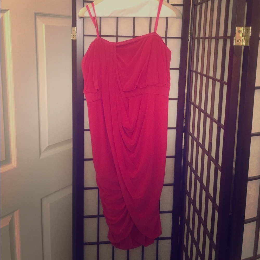 Beautiful Grecian-style cocktail dress by bcbg!