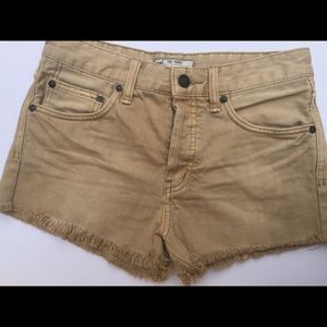 Free People Tan shorts