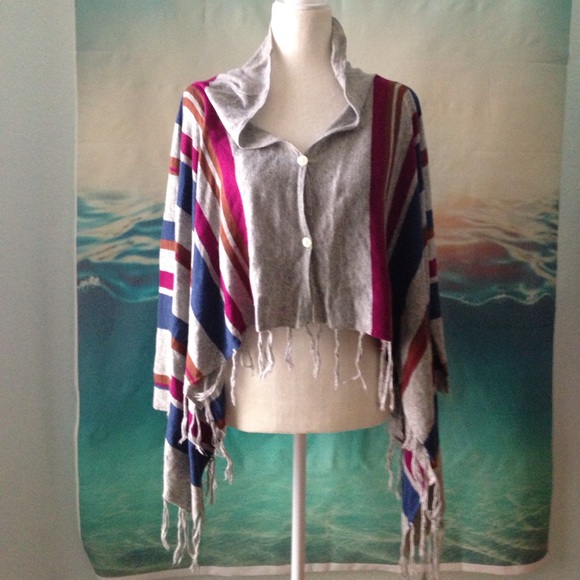 Young Threads Sweaters - Young Threads Sweater Poncho 6