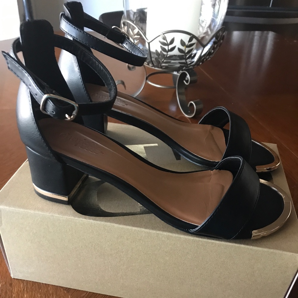 Charlotte Russes small heel dress shoes