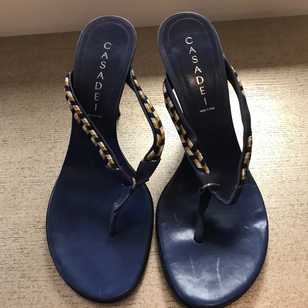 Casadei sandals 3-4" heel size 8.5.