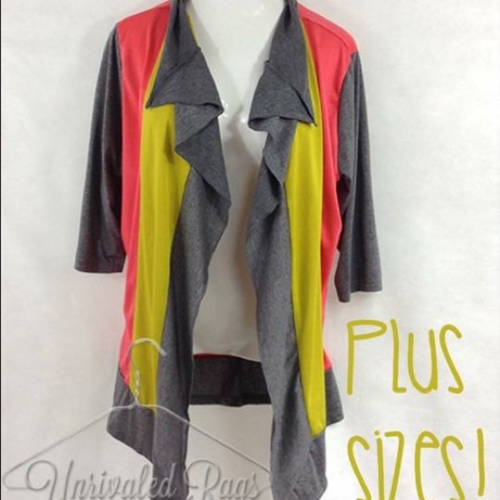 Color Block Cardigan