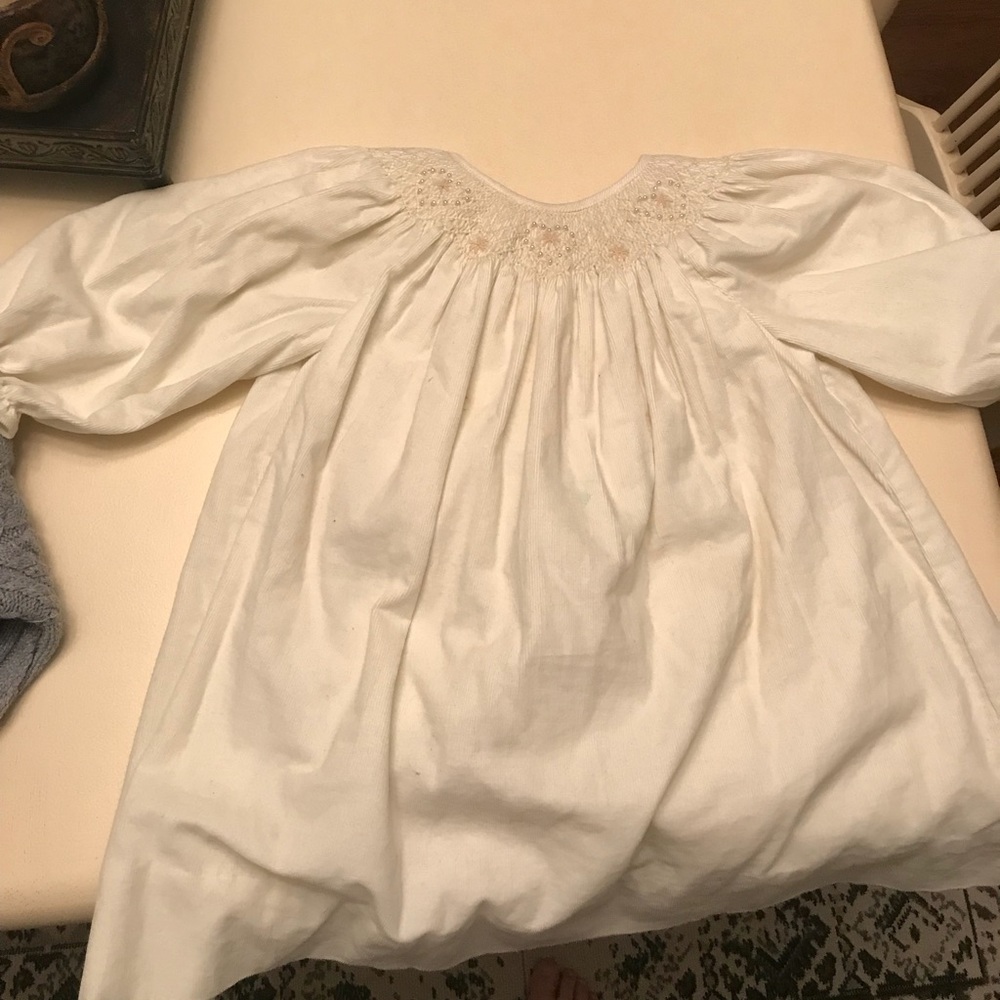 Petit Ami Smocked Christmas Dress 18mo