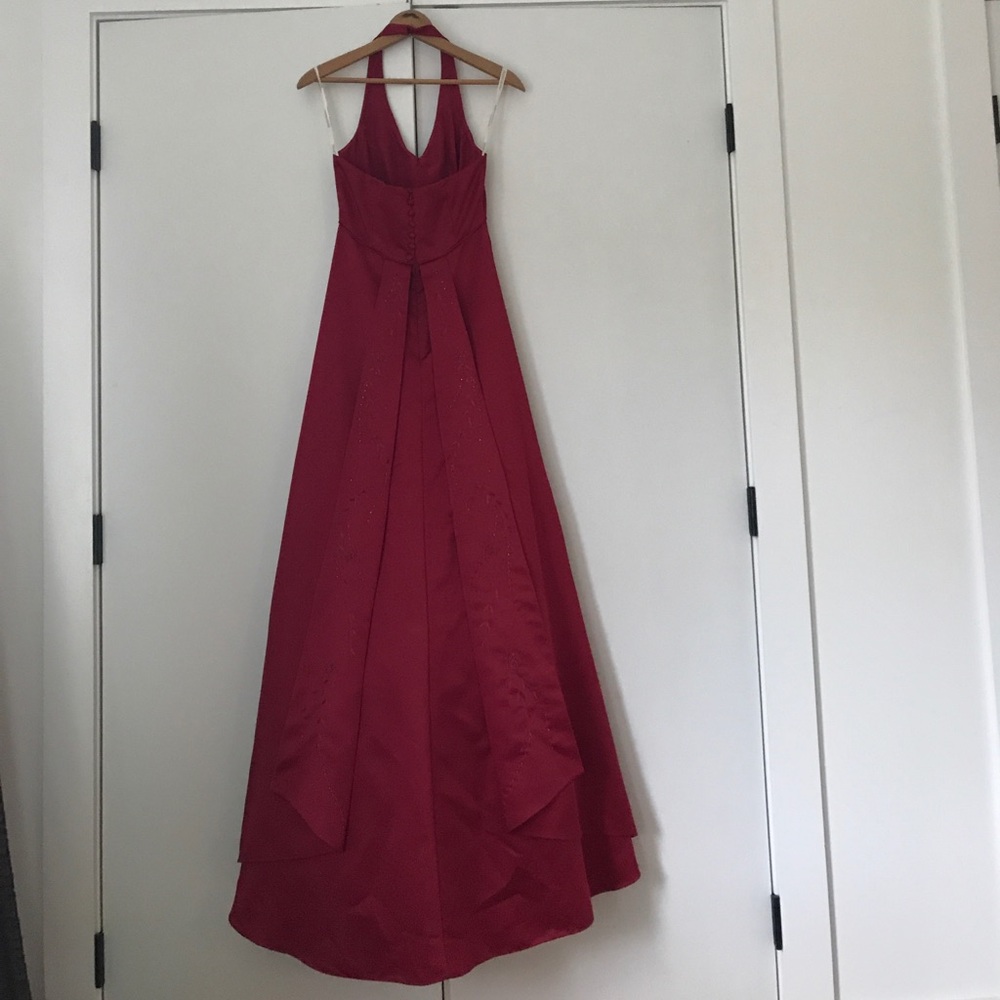 Wine red bridesmaid dress ,or prom dress, or gown