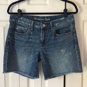 American Eagle Outfitters Distressed Jean Shorts