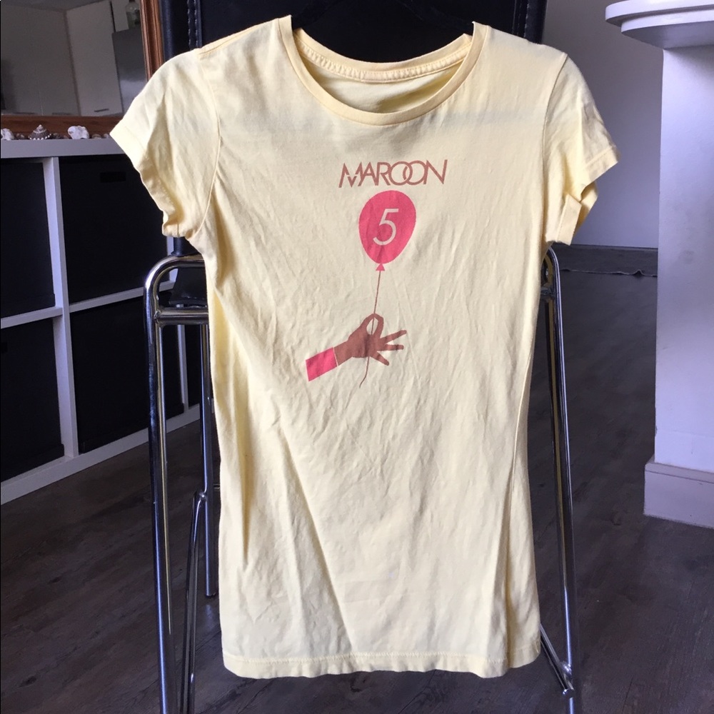 Yellow Maroon Five T-Shirt