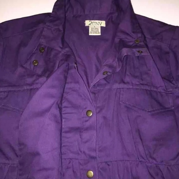 💜💜Purple thin jacket👍🏼👍🏼 - Picture 3 of 4