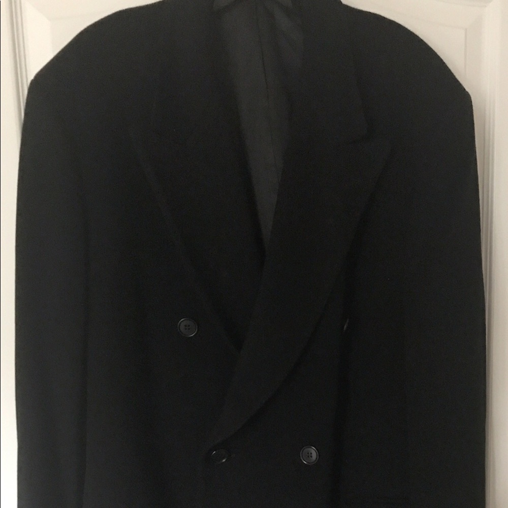 SOLD🌷Movimento 100% Cashmere Men's Overcoat 42R - Picture 5 of 8