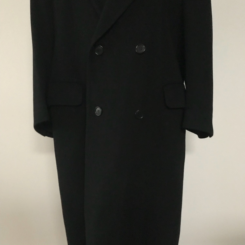 SOLD🌷Movimento 100% Cashmere Men's Overcoat 42R - Picture 6 of 8