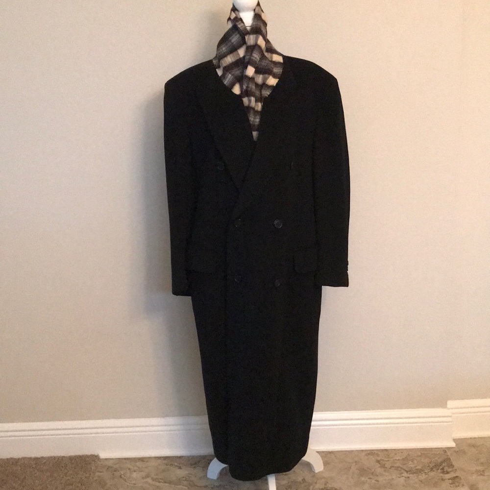 SOLD🌷Movimento 100% Cashmere Men's Overcoat 42R - Picture 2 of 8