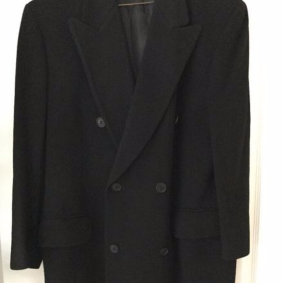 SOLD🌷Movimento 100% Cashmere Men's Overcoat 42R - Picture 4 of 8