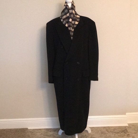 SOLD🌷Movimento 100% Cashmere Men's Overcoat 42R - Picture 2 of 8