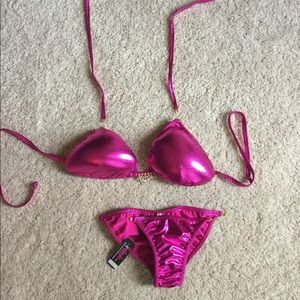 Hot Pink Competition Bikini