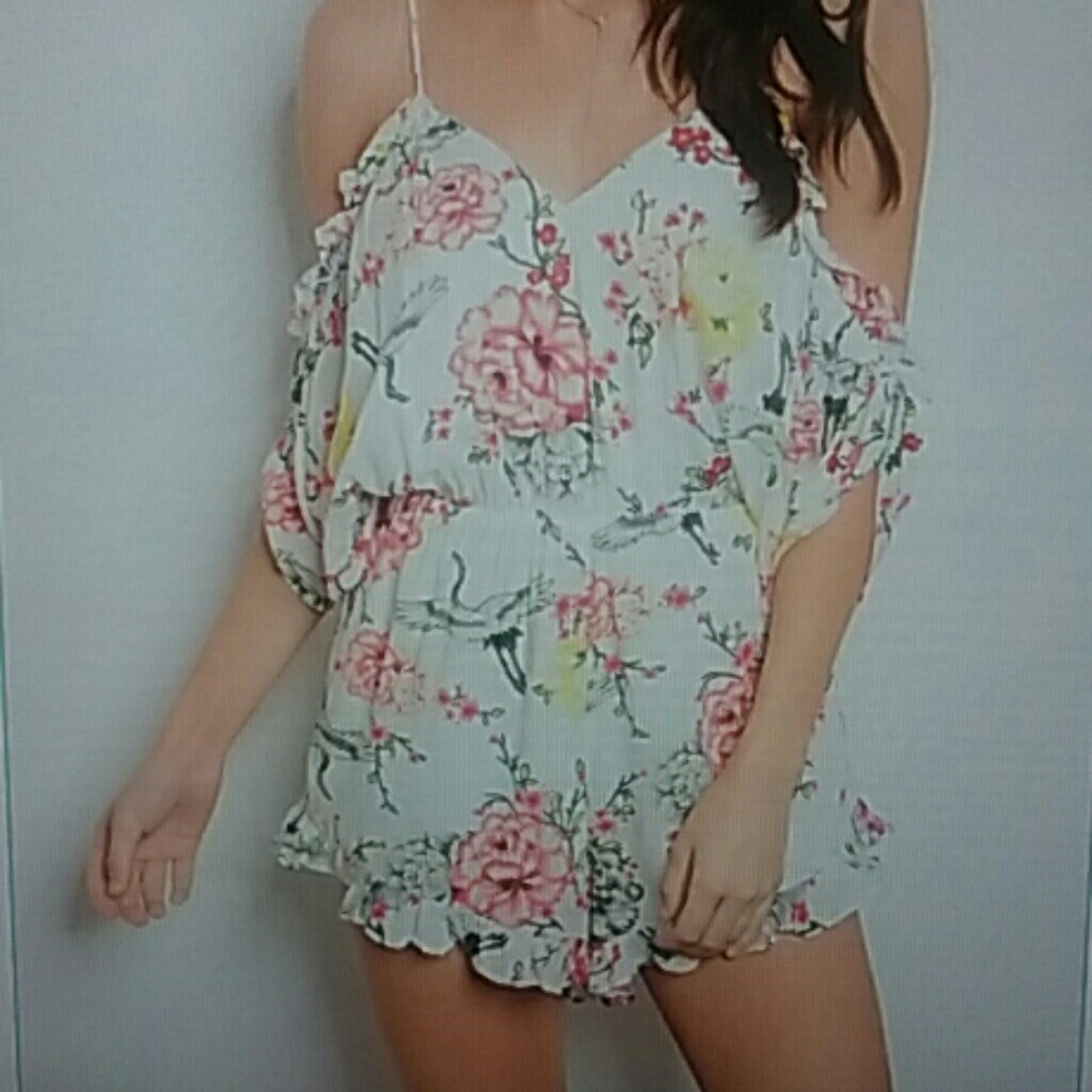 FLORAL ROMPER