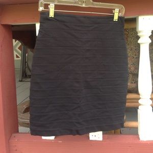 Express Black Bandage Skirt